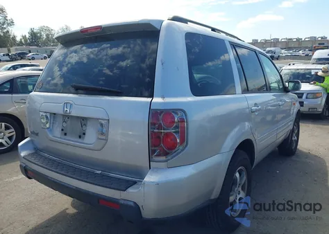 2007 Honda Pilot Ex-L из США, поврежденный, VIN 5FNYF28547B016372